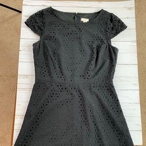 J crew black cocktail dress.